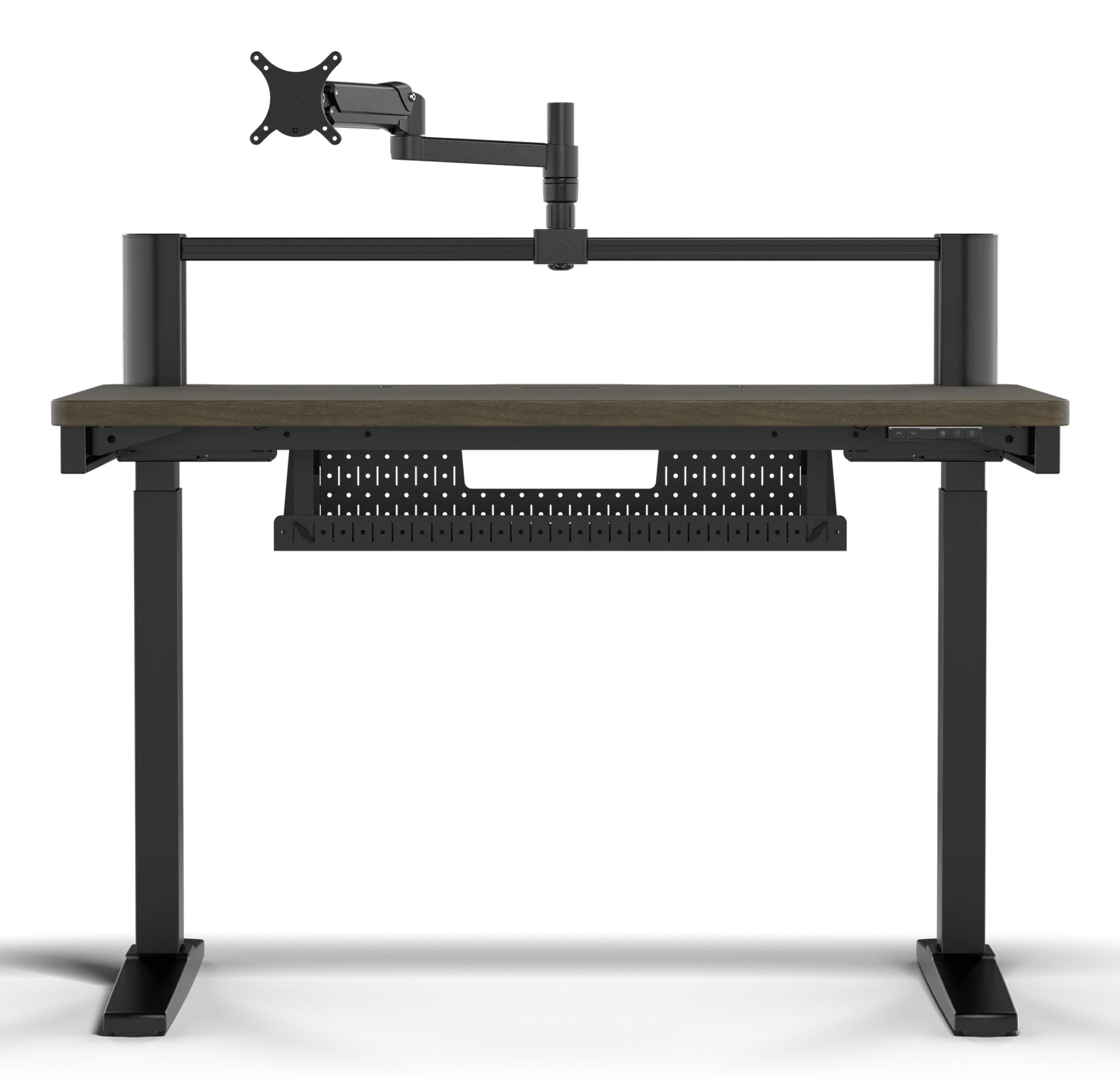 Corsair Platform:4 Elevate – Sitz-Steh-Tisch, elektrisch, 120 × 76 cm, für 1 Monitor, 120 kg