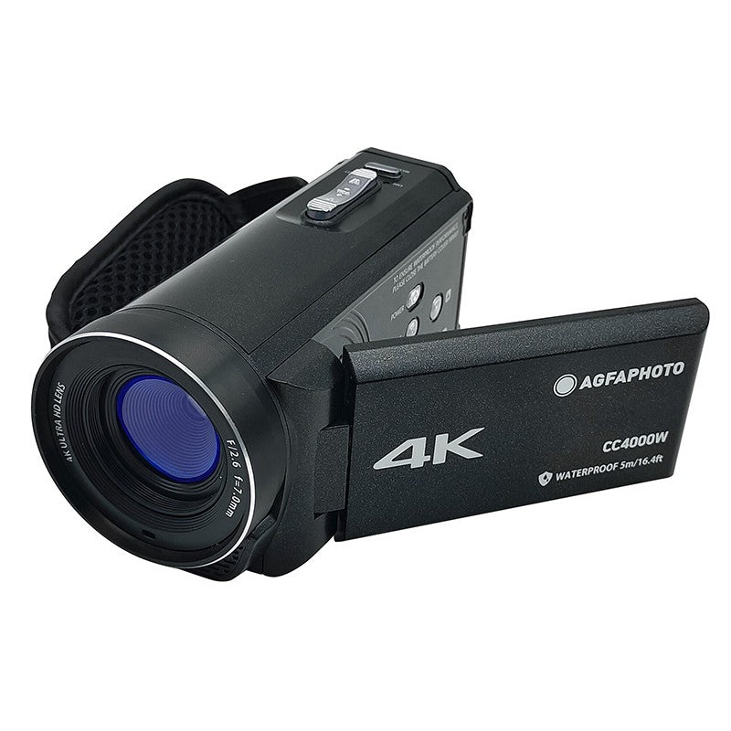 AgfaPhoto CC4000W – Camcorder, 4K, schwarz