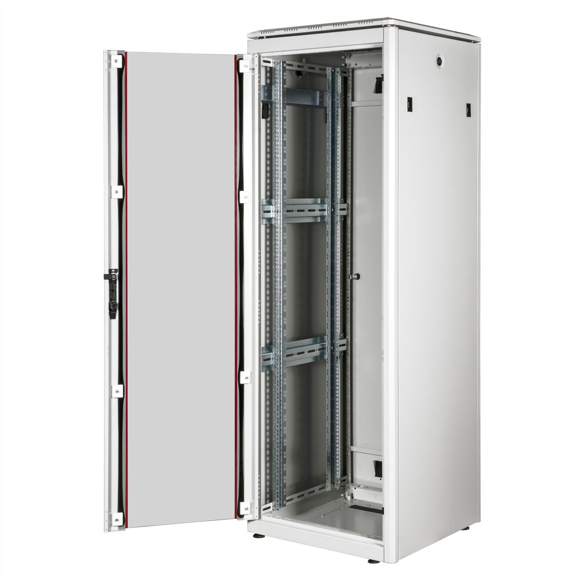 ROLINE Pro 36 HE – 19" Netzwerkschrank 36U, IP20, abschliessbar, 600 × 600 × 1786 mm, lichtgrau, Stahl