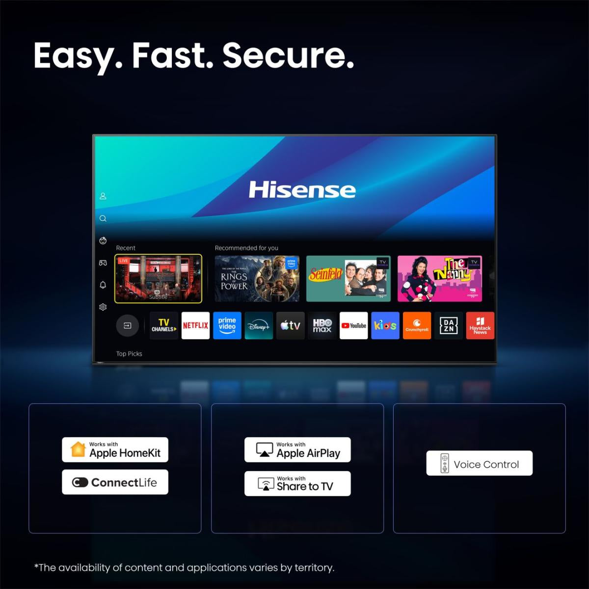 Hisense 100Q7S PRO – 100" QLED Fernseher – 4K UHD – VIDAA – 144 Hz – 400 cd/m² – Dolby Vision