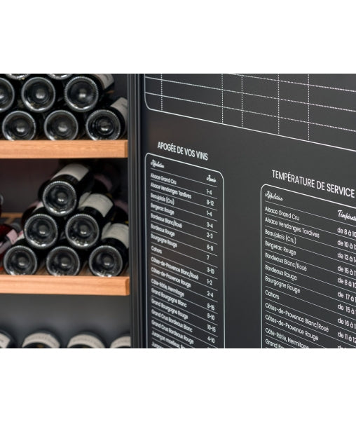Climadiff Weinkühlschrank RESERVE275F – 297 Flaschen, 220 V, Kompressor, Energieeffizienzklasse F