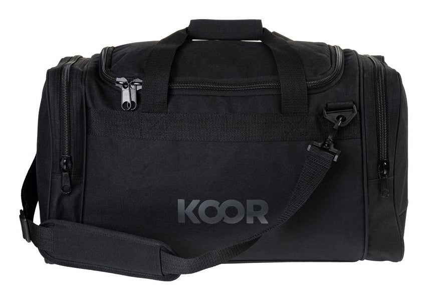 KOOR Sporttasche – 35 l, Polyester, Schwarz, 51 × 25 × 28 cm