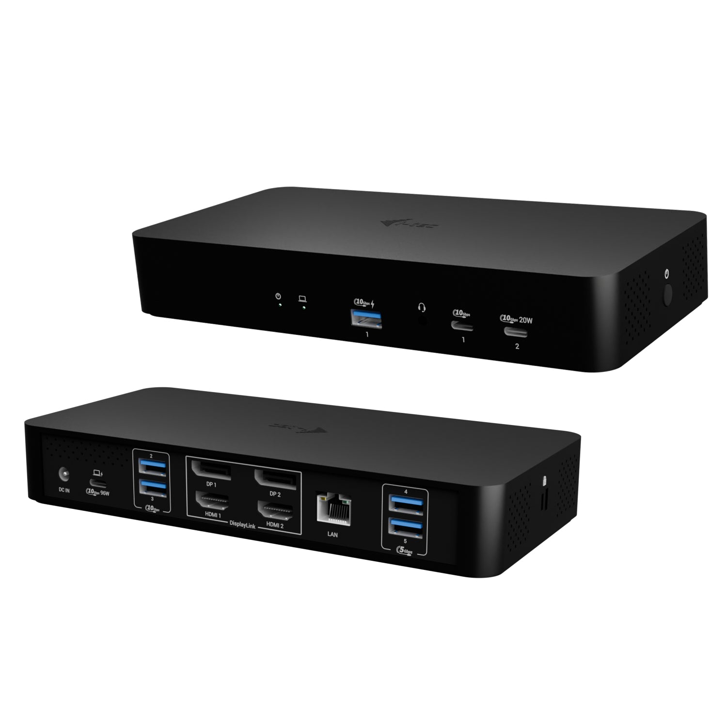 i-tec Universal Intelligente Dual DS Dockingstation – USB-C, 2× DP, 2× HDMI, 100 W PD, GbE