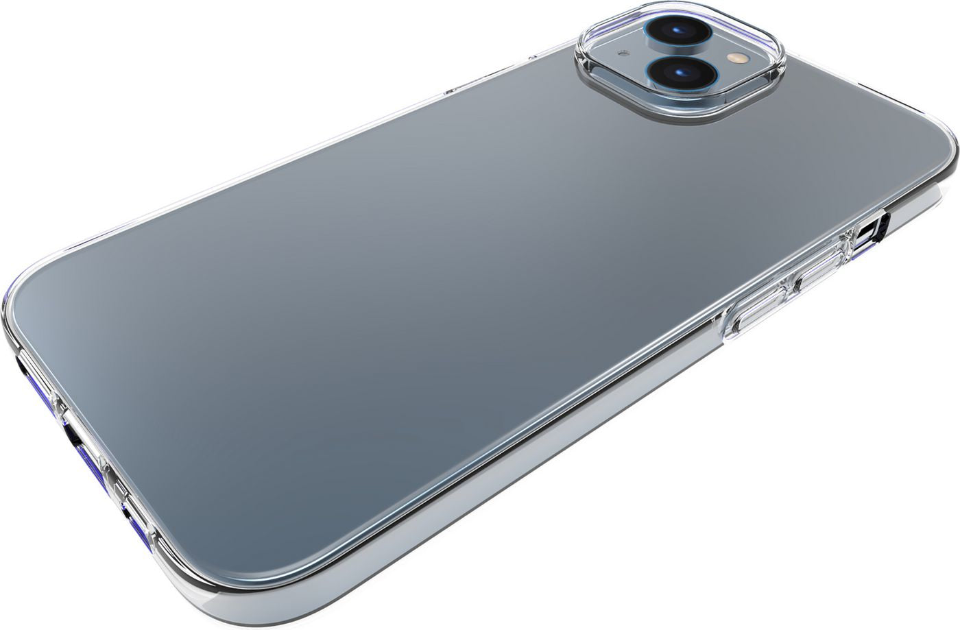 eSTUFF INFINITE (GRS) VIENNA Backcover – für Apple iPhone 14, TPU, Transparent