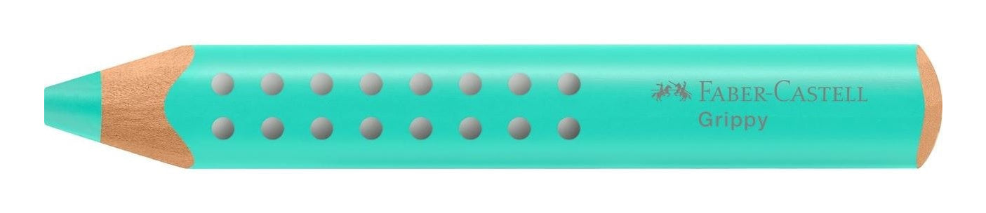 Faber-Castell Grippy Buntstifte – Jumbo, Aquarell, Dreikant, Einzelstift türkisgrün
