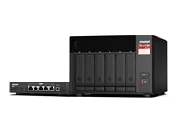 QNAP TS-673A SW5T Speichergerät – 2×2,5 Gbit/s, 6 Bay, 8 GB DDR4