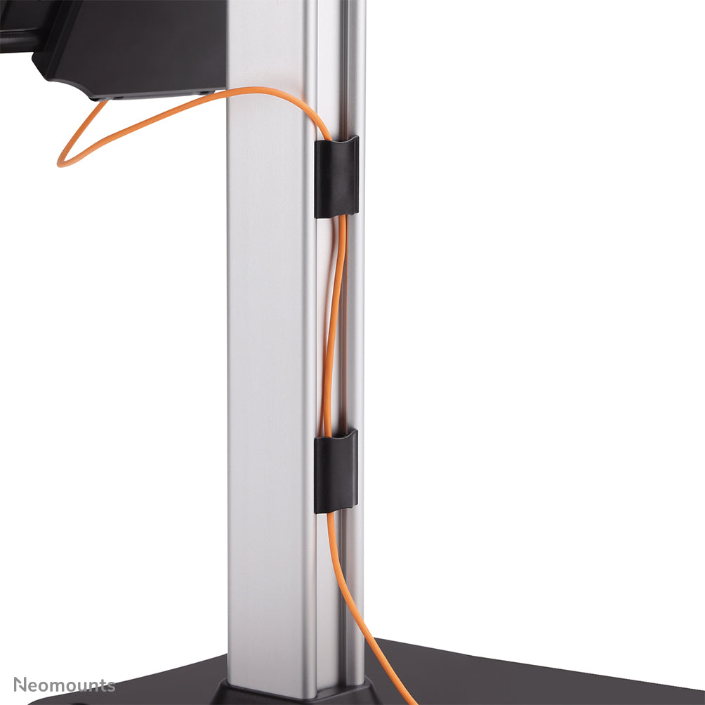 Neomounts Tablet-Tischhalterung – für 7,9–10,5" Tablets, abschliessbar, 360° drehbar – Silber