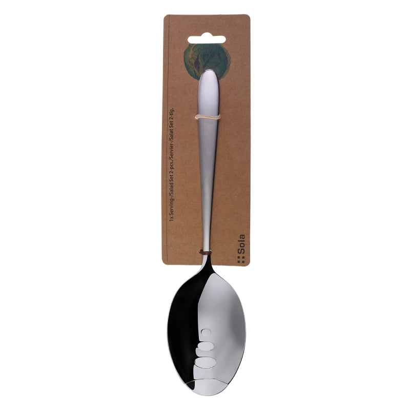 Sola Basic Alpha Salatbesteck – 2-teilig, 24,6 cm, Edelstahl 18/10, spülmaschinenfest