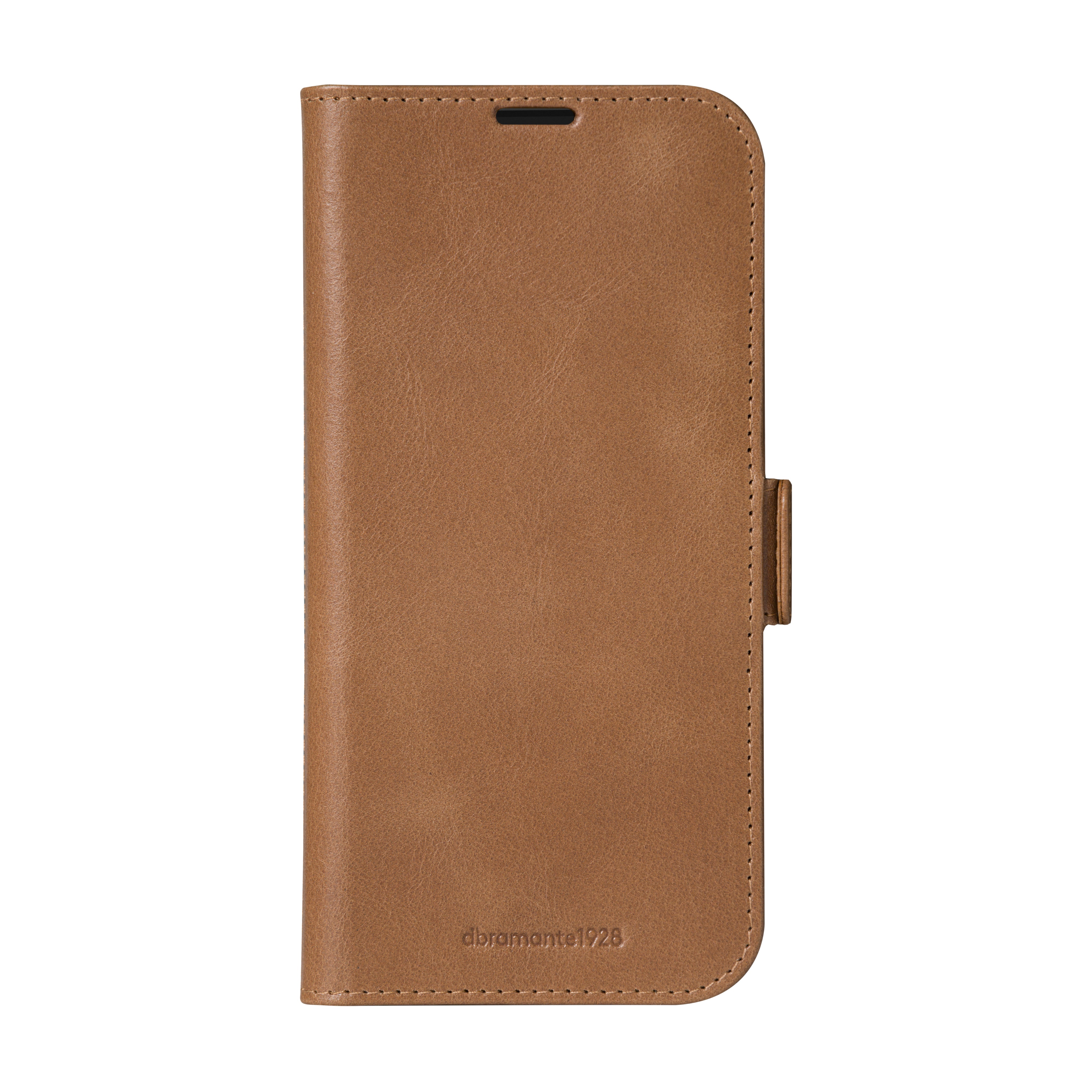 dbramante1928 Copenhagen Folio – für Apple iPhone 16 Plus, mit Ständer, mit Kartenfach, Leder, Beige