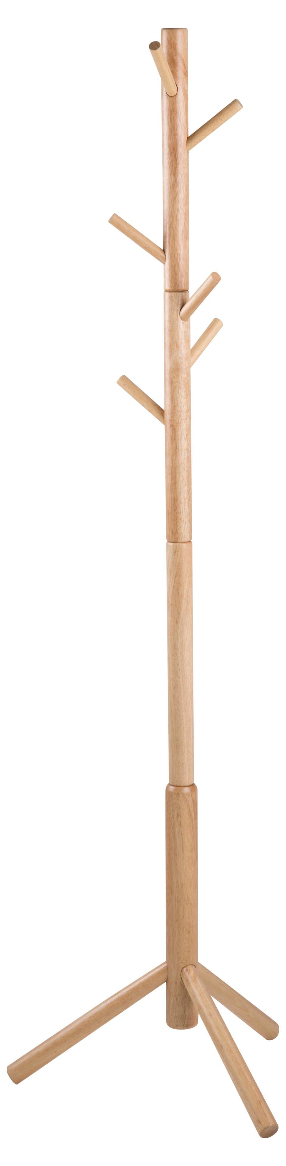 Actona Garderobenständer – Gummibaumholz – Braun – 1'760 mm