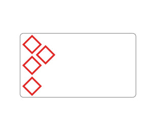 Brother Etiketten – GHS/CLP-Piktogramme und Text – 75 × 11 mm, vorgestanzt, vorbedruckt