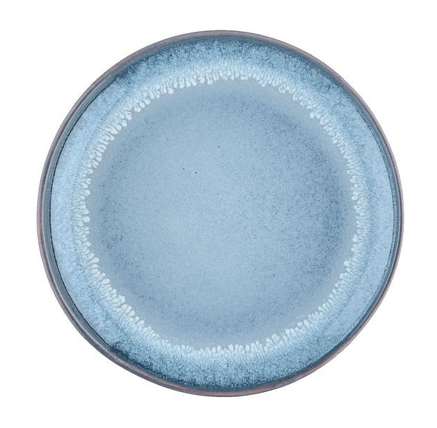 Björn Speiseteller – Steinzeug, Blau, Mikrowellengeeignet, Spülmaschinenbeständig, 6 Stück