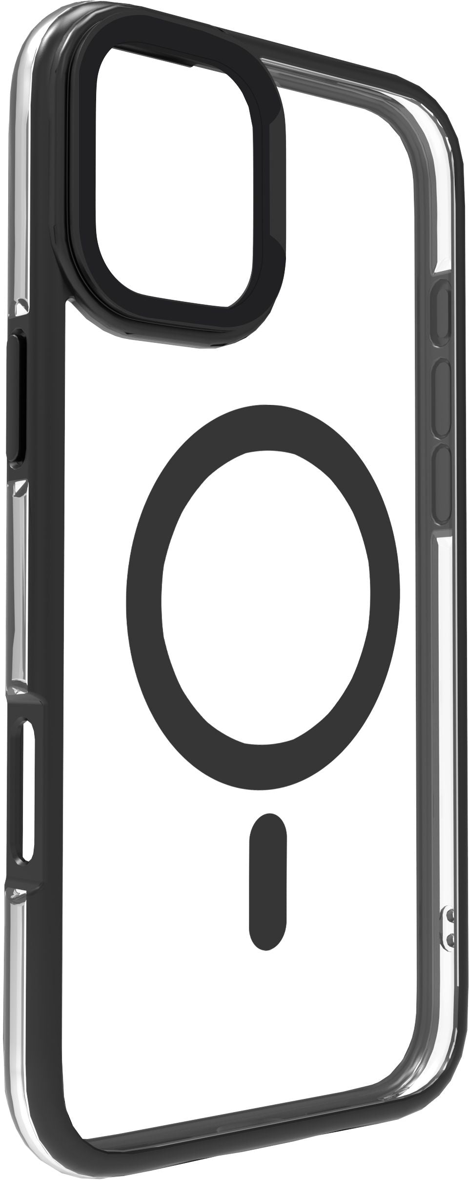 eSTUFF INFINITE (GRS) HELSINKI Backcover – für Apple iPhone 16 Plus, mit Ständer, PC+TPU, Transparent