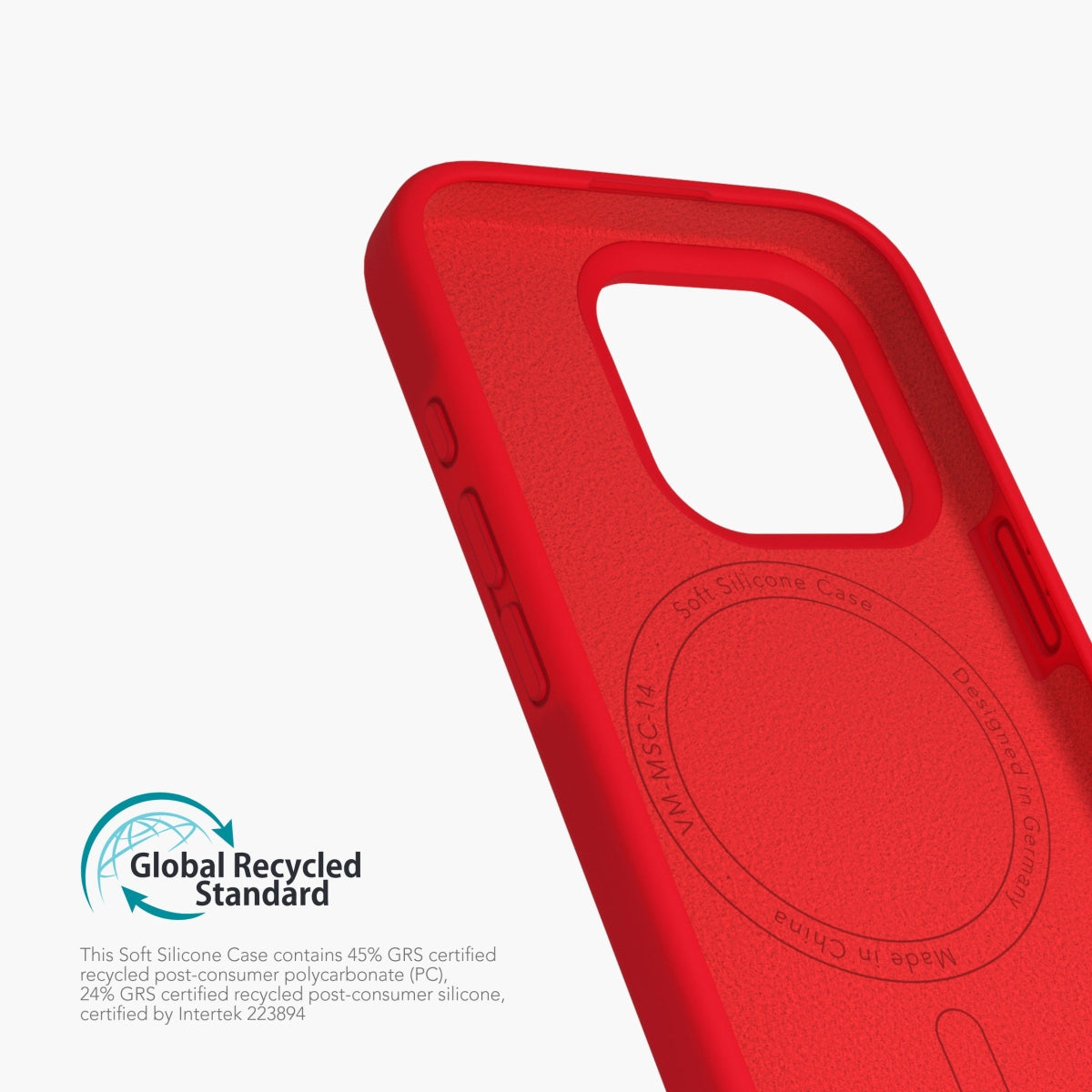 Vonmählen Backcover – für Apple iPhone 16 Pro Max – Firecracker – Silikon, MagSafe-kompatibel, schockresistent