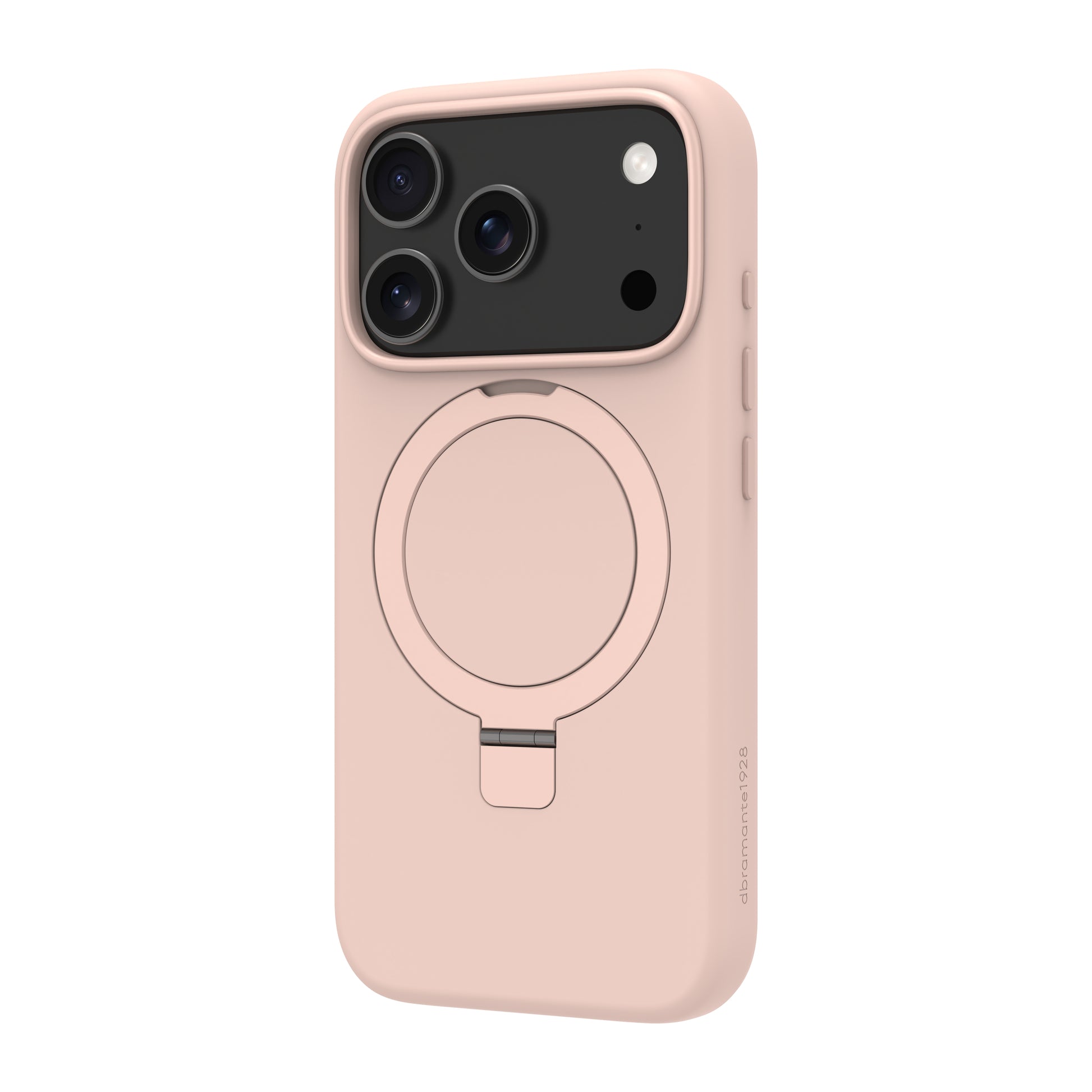 dbramante1928 Roskilde MS Kick ICON Backcover – für Apple iPhone 17 Pro, Hellrosa, bis 1,2 m sturzsicher