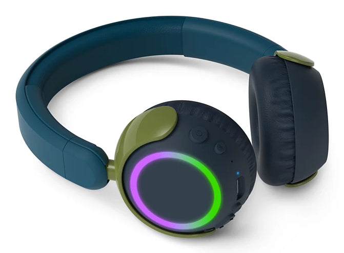 Philips TAK4200CT/00 – Duo Headset On-Ear – Bluetooth, 85 dB Begrenzung – Blaugrün, bis 19 h
