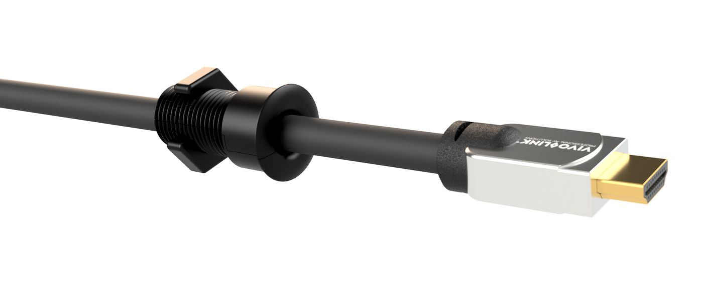 Vivolink VLDG22-B – Kabeldurchführung, Masse 67×31×24 mm, Schwarz