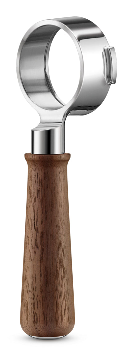 Sage Filtergriff Naked Portafilter – für 58 mm Siebträger, Edelstahl/Walnuss