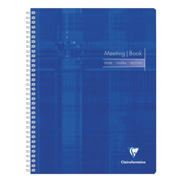Clairefontaine Spiralblock A4, liniert, 80 Blatt, perforiert, 90 g/m² – farbig sortiert