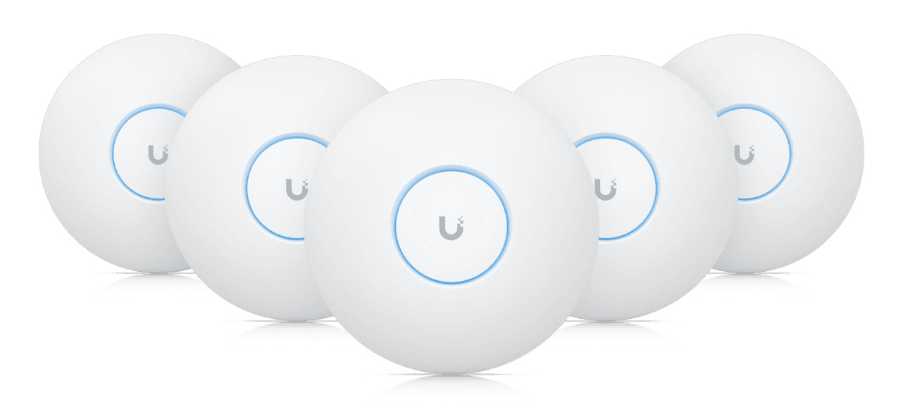 Ubiquiti UniFi U7 Pro (5er-Pack) Access Point – Wi‑Fi 7, Tri‑Band (2,4/5/6 GHz), bis 5,7 Gbit/s, 1× 1G/2,5G