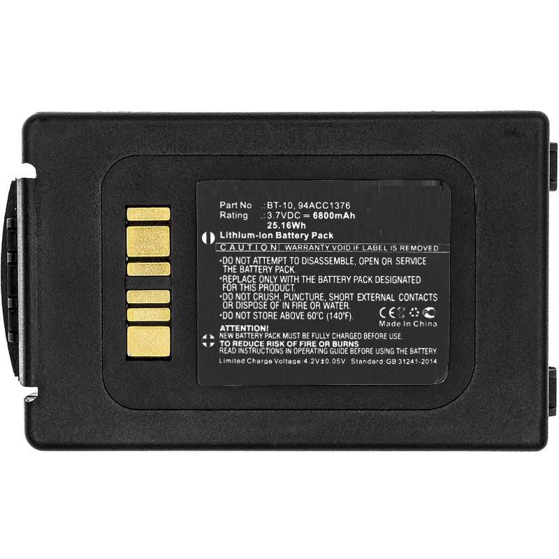 CoreParts Akku Li-Ion 3,7 V 6800 mAh, 25 Wh – für Datalogic ELF