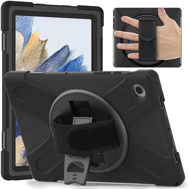 eSTUFF Tablet-Hülle für Galaxy Tab A8 10,5" (SM‑X200, SM‑X205) – Schwarz
