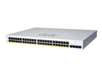 Cisco CBS220-48T-4X-EU – Managed Switch – 48×GbE, 4×SFP+, L2, 1U