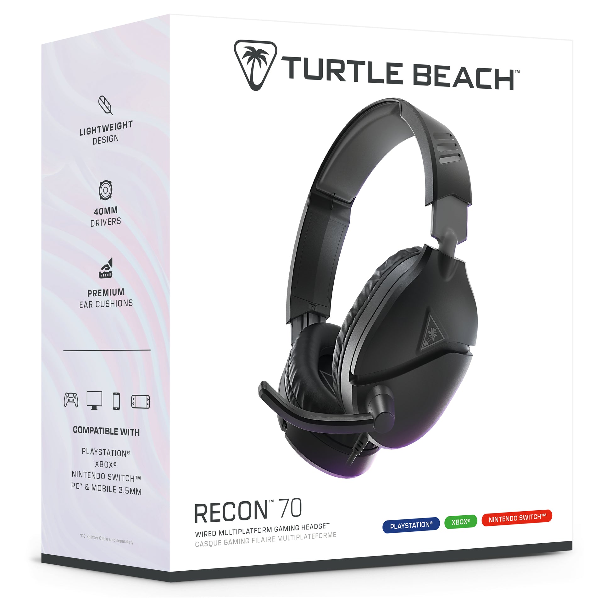 Turtle Beach Ear Force Recon 70P – Gaming-Headset – 3,5 mm Klinke, Surround-Sound – für PS5/PS4/PC, u. a.