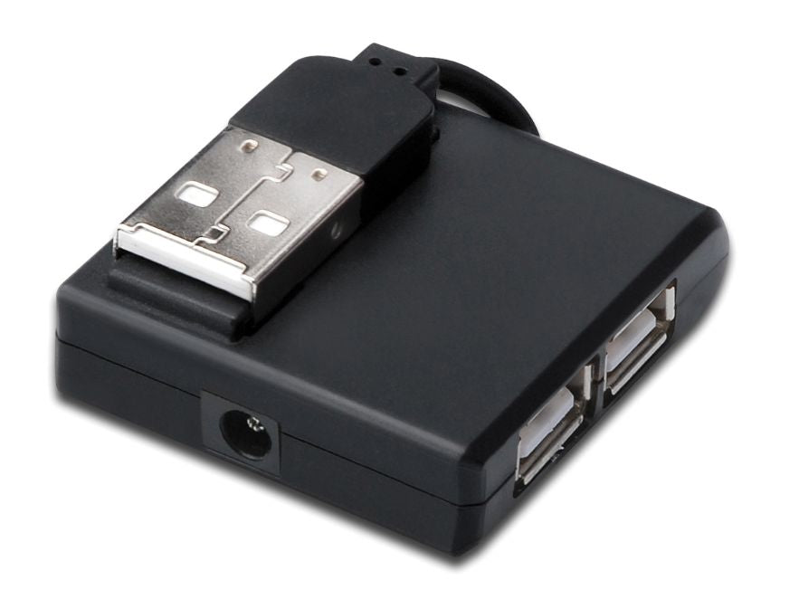 Microconnect USB-Hub – USB 2.0, 4× USB-A, für Windows/Mac