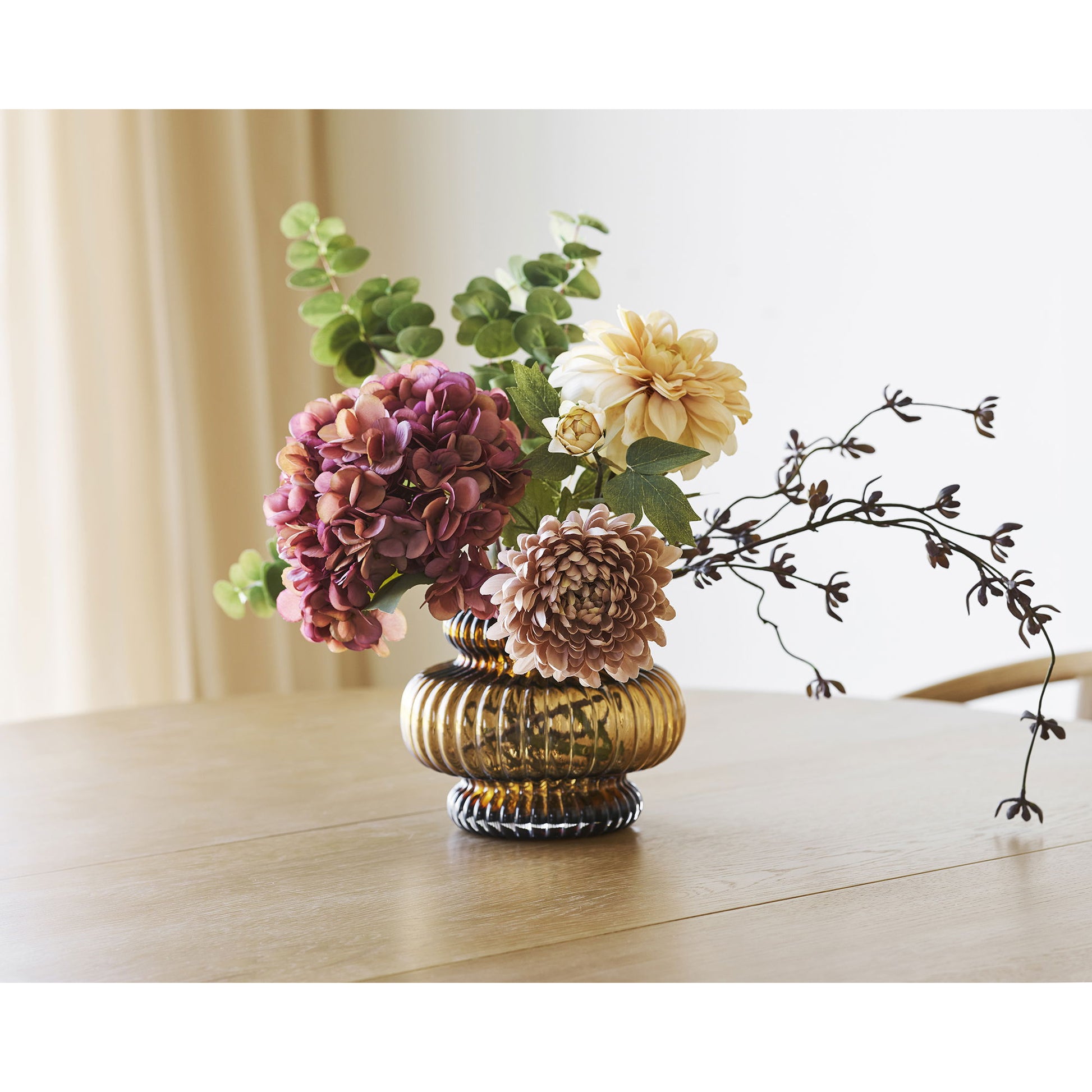 House Nordic Kunstblumenstrauss Dahlie – 25 × 30 × 68 cm – Kunststoff, mehrfarbig