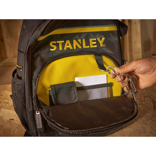 Stanley Werkzeugrucksack, 160 × 350 × 440 mm, Nylon, Schwarz, Rucksack-Tragefunktion