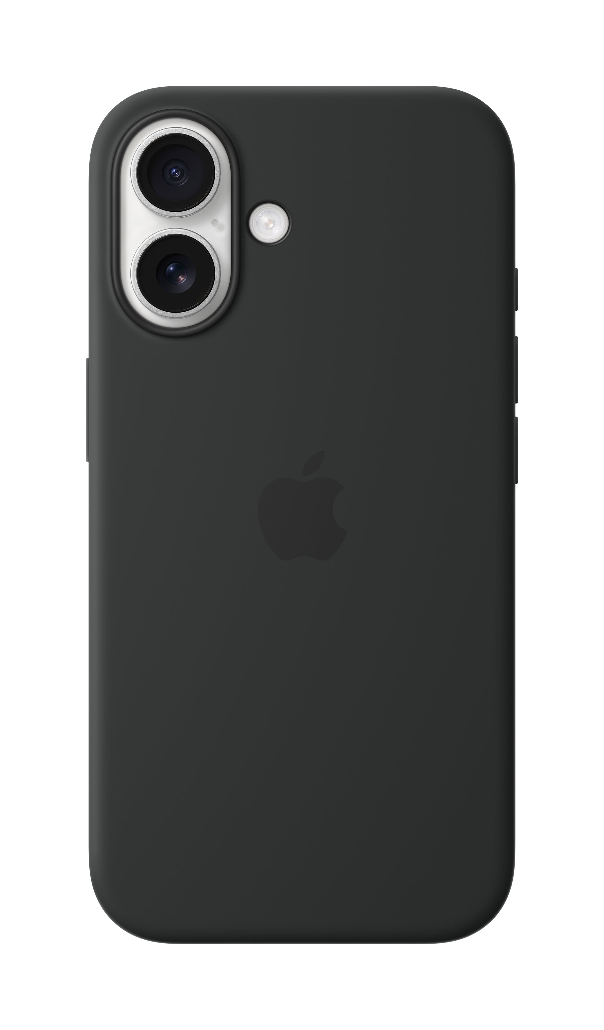 Apple Backcover – für Apple iPhone 16 – schwarz – Silikon, MagSafe-kompatibel
