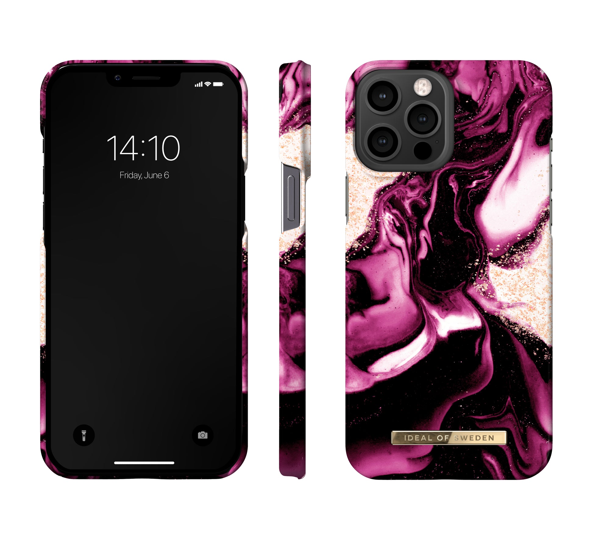 Ideal of Sweden – Backcover – für Apple iPhone 13 Pro Max – Black Thunder Marble