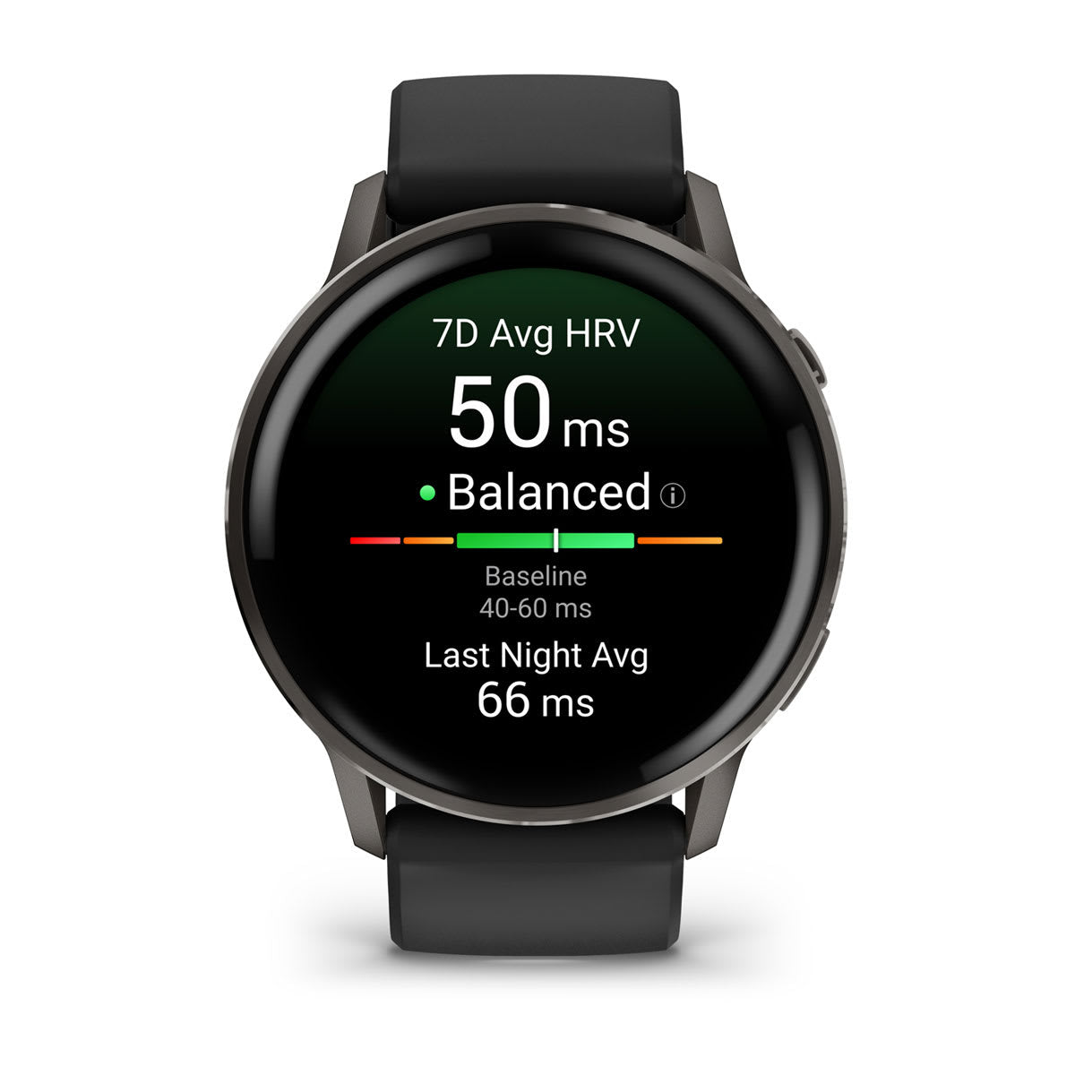 Garmin Venu 4 – Smartwatch – 45 mm, GPS, AMOLED, Gorilla Glass, 5 ATM, Schwarz / Schiefergrau, Sportarmband
