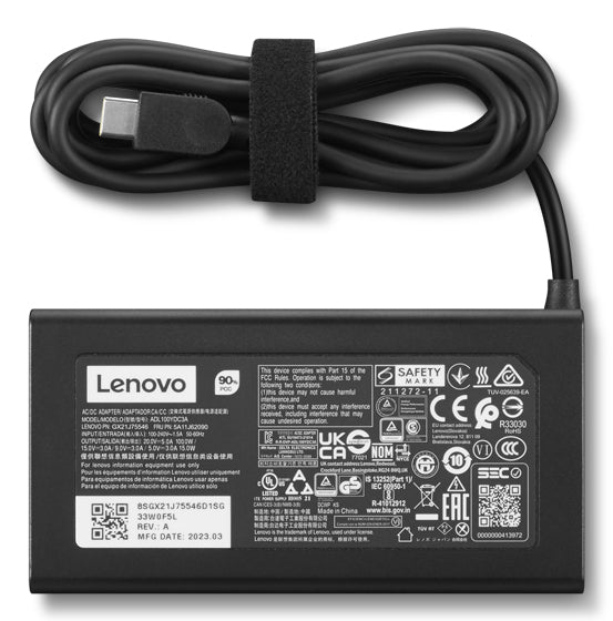 Lenovo GX21V43585 Netzteil 100 W – 20 V/5 A – für Lenovo-Laptops – schwarz