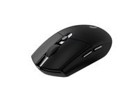 Logitech G G305 LIGHTSPEED – Gaming-Maus – Kabellos (2,4 GHz), 12000 DPI, RGB-Beleuchtung, rechts, Schwarz