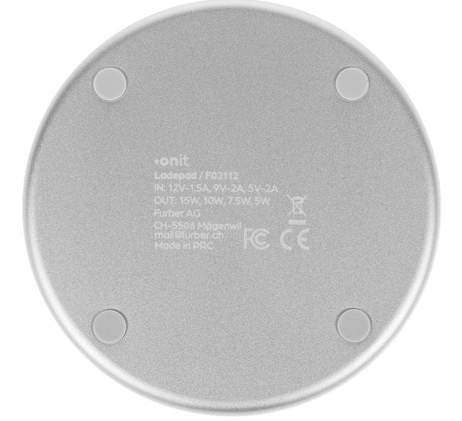 ONIT F02112 Kabelloses Ladegerät 15 W – Qi, PD – USB-C×1 – für Handy – Weiss