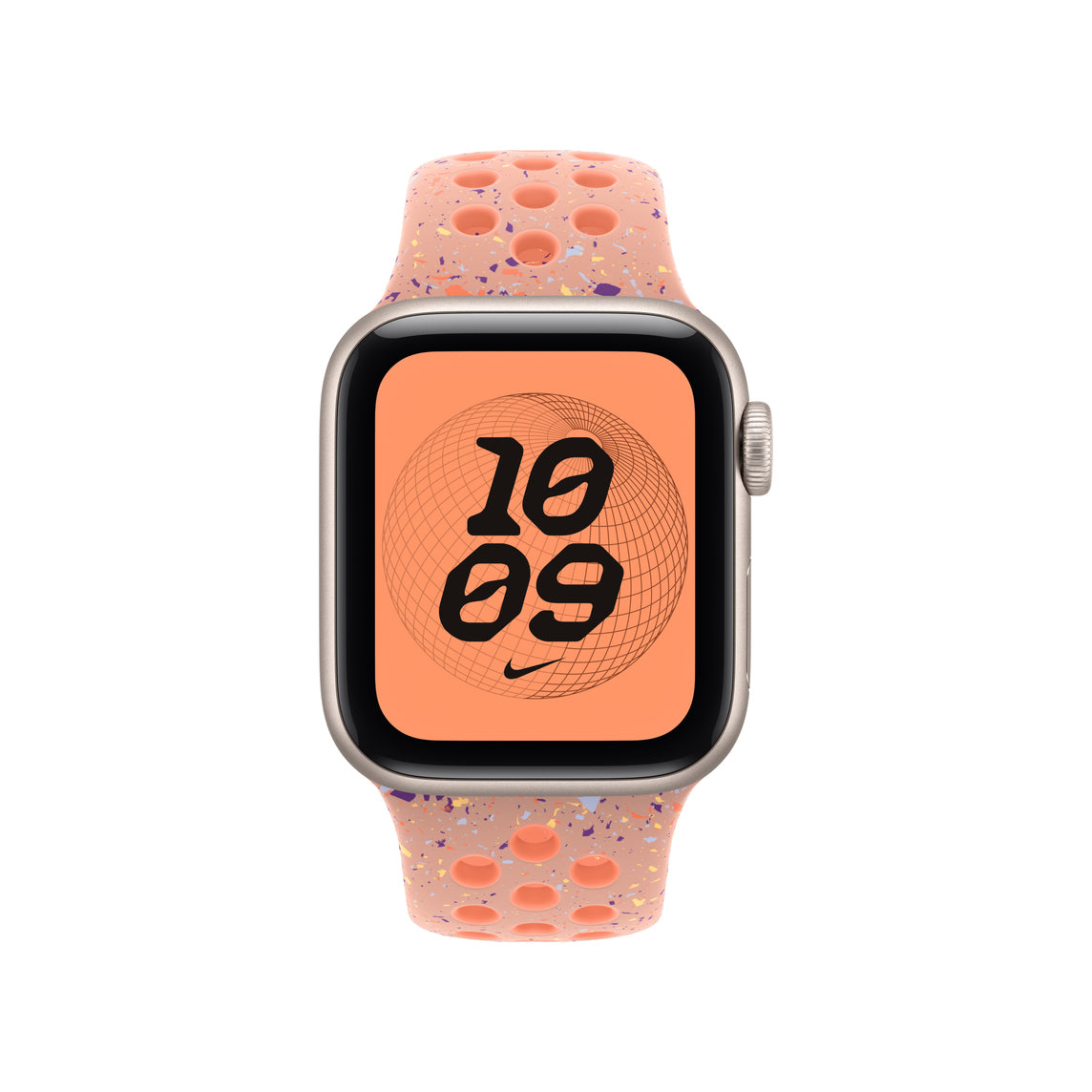 Apple Nike Sport Band – Armband – für Apple Watch 40 mm, Alpenglow Pink, S/M, Polymer