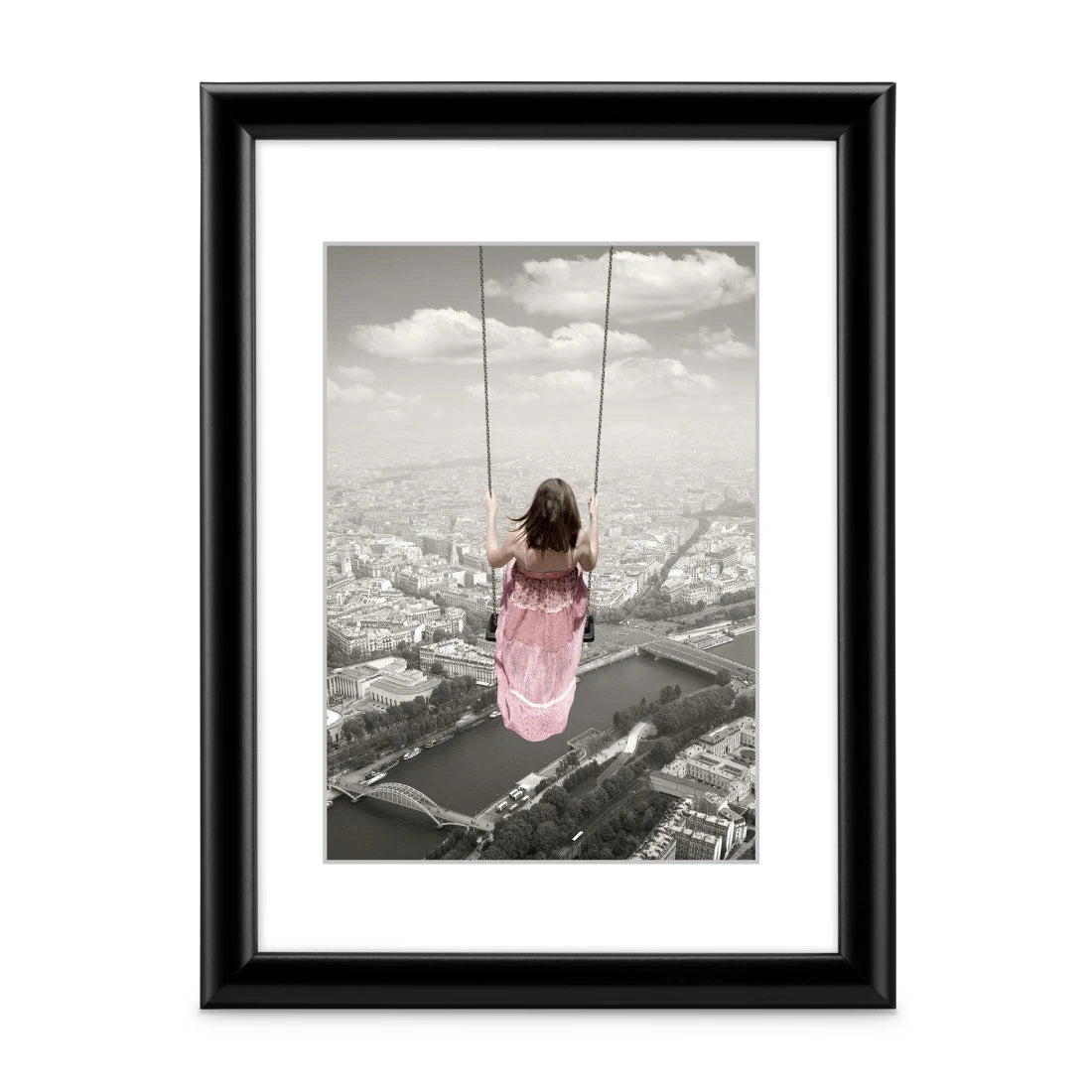 Hama Bilderrahmen – für 21 × 29,7 cm – Holz, Schwarz