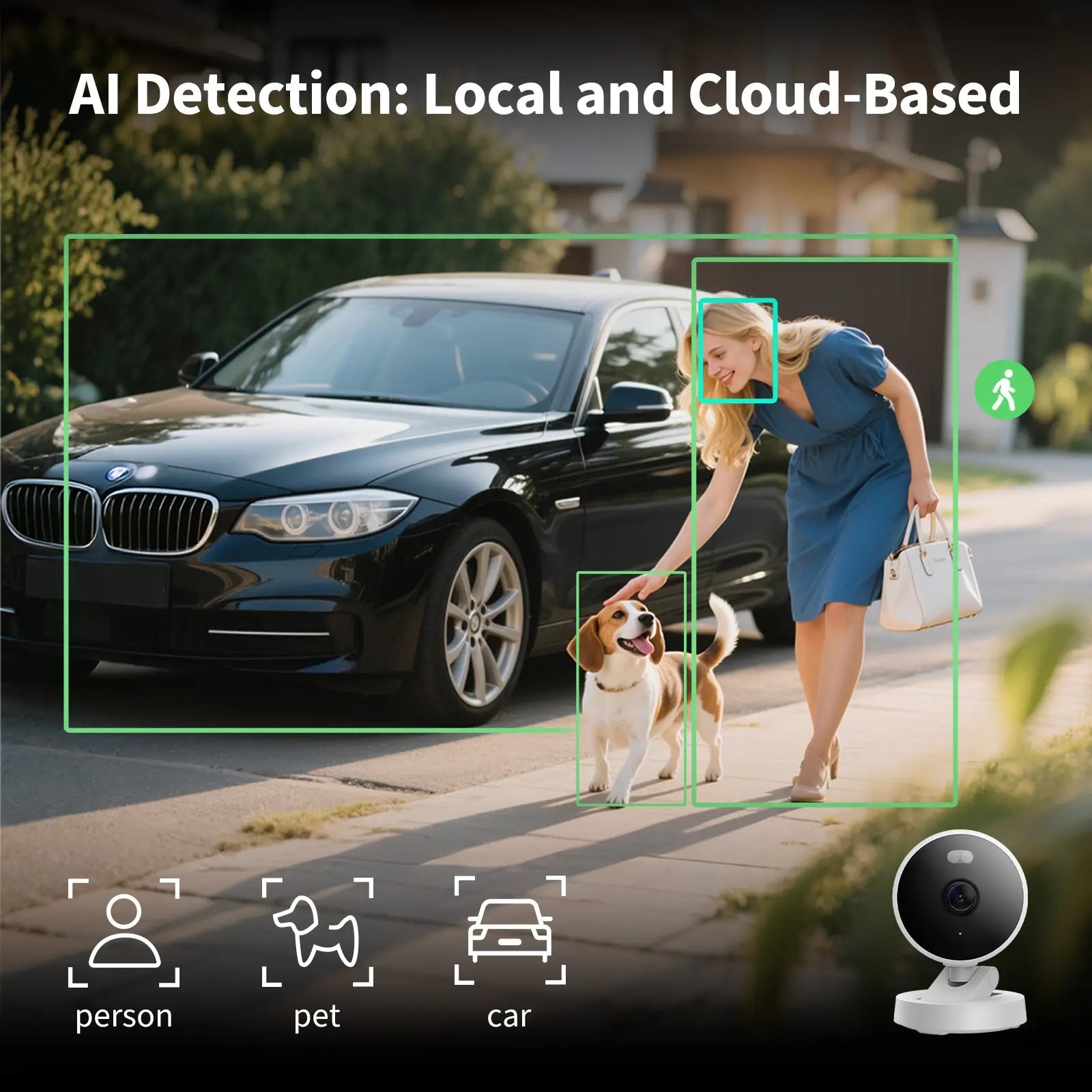 Aqara G100 IP-Sicherheitskamera – 3,69 MP, IP65, WLAN, Schwarz