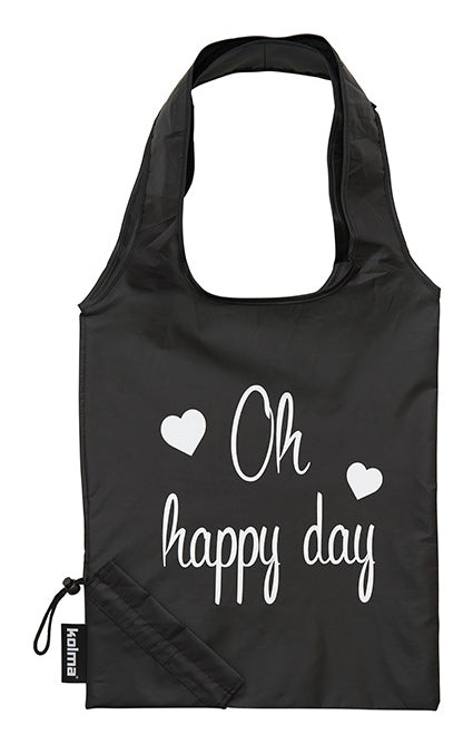 Kolma Stofftasche, rPET-Filz, Motiv Oh happy day, 345×390×5 mm