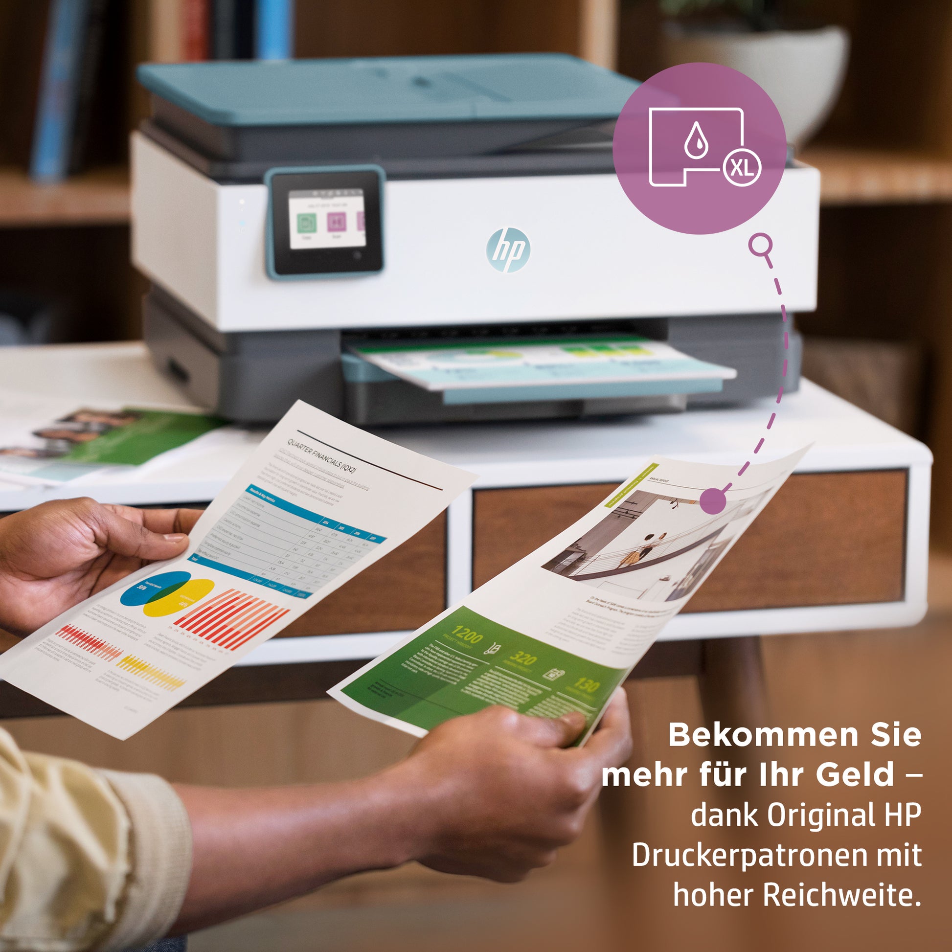 HP OFFICEJET PRO 8025E – Farbtintenstrahl-Multifunktionsdrucker, A4, 4-in-1, Duplex, ADF, WLAN/LAN, AirPrint