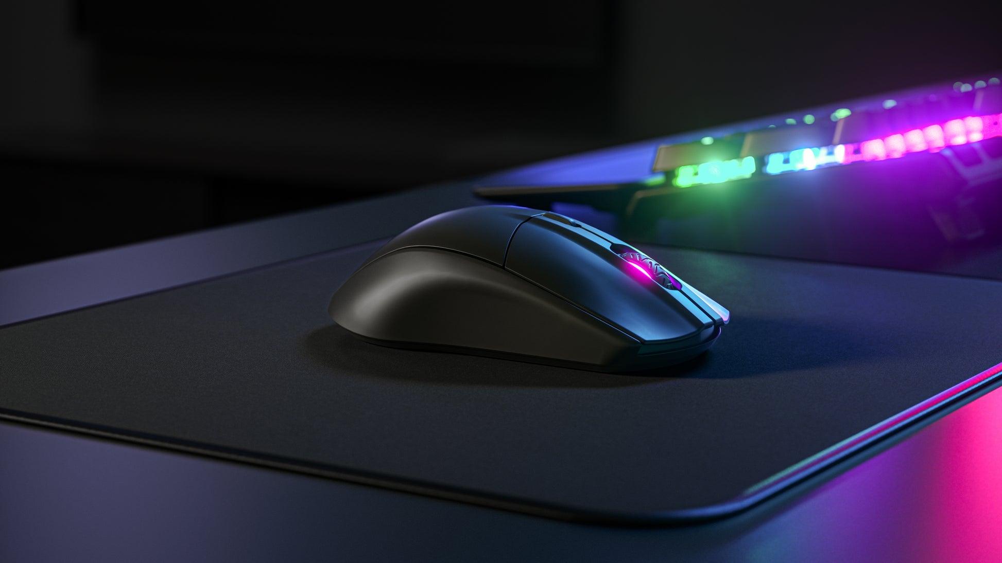 SteelSeries Rival 3 Wireless – Gaming-Maus – Kabellos (Bluetooth/2,4 GHz), 18000 DPI, Rechts, Schwarz