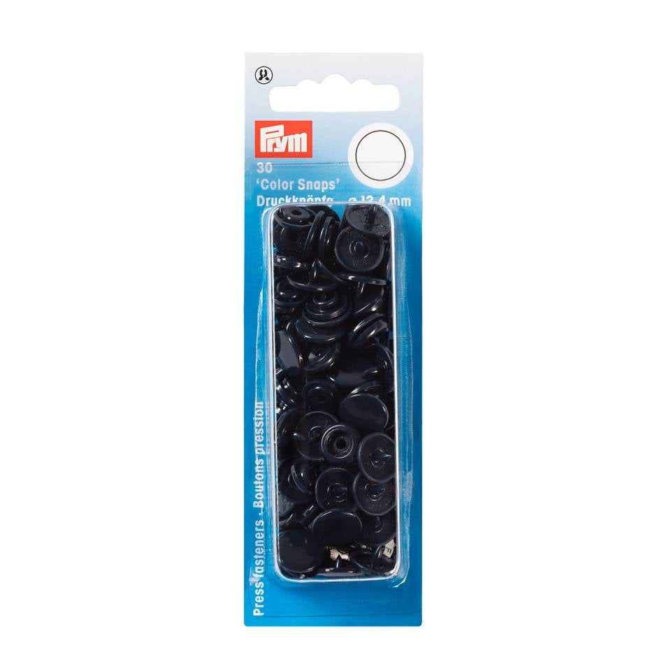 Prym Ösen Ø 12,4 mm – Polyoxymethylen (POM), grau, 30 Stück