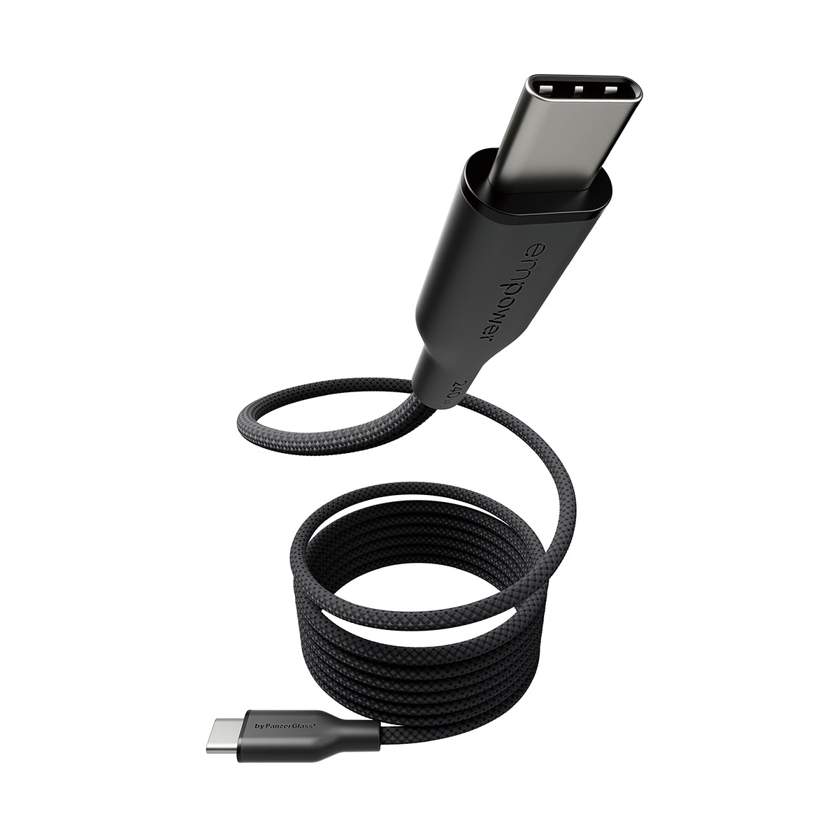 PanzerGlass USB-Kabel, USB-C zu USB-C, 1,5 m, USB 2.0, Lade-/Datenkabel