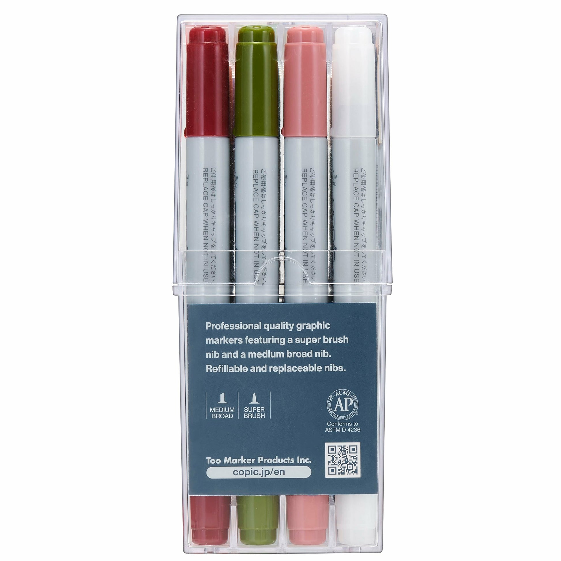 Copic Permanent Marker – farbig sortiert, 36er Pack