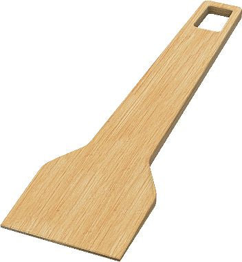 OUTDOORCHEF Schaber 18.212.91 – Holz, braun, für Blazinglas, 1 Stk., 5,5 × 0,5 × 20,0 cm