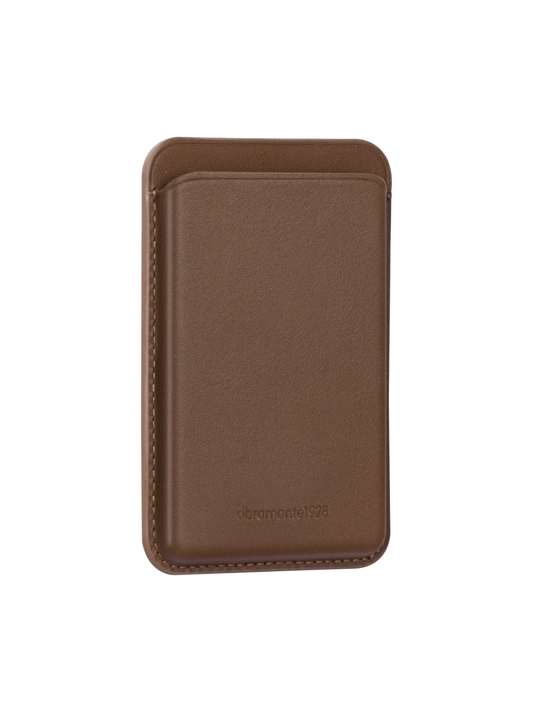 dbramante1928 ROCCGTDT6344 – Kartenhalter/Wallet – Leder, magnetisch abgeschirmt – für MagSafe – Beige