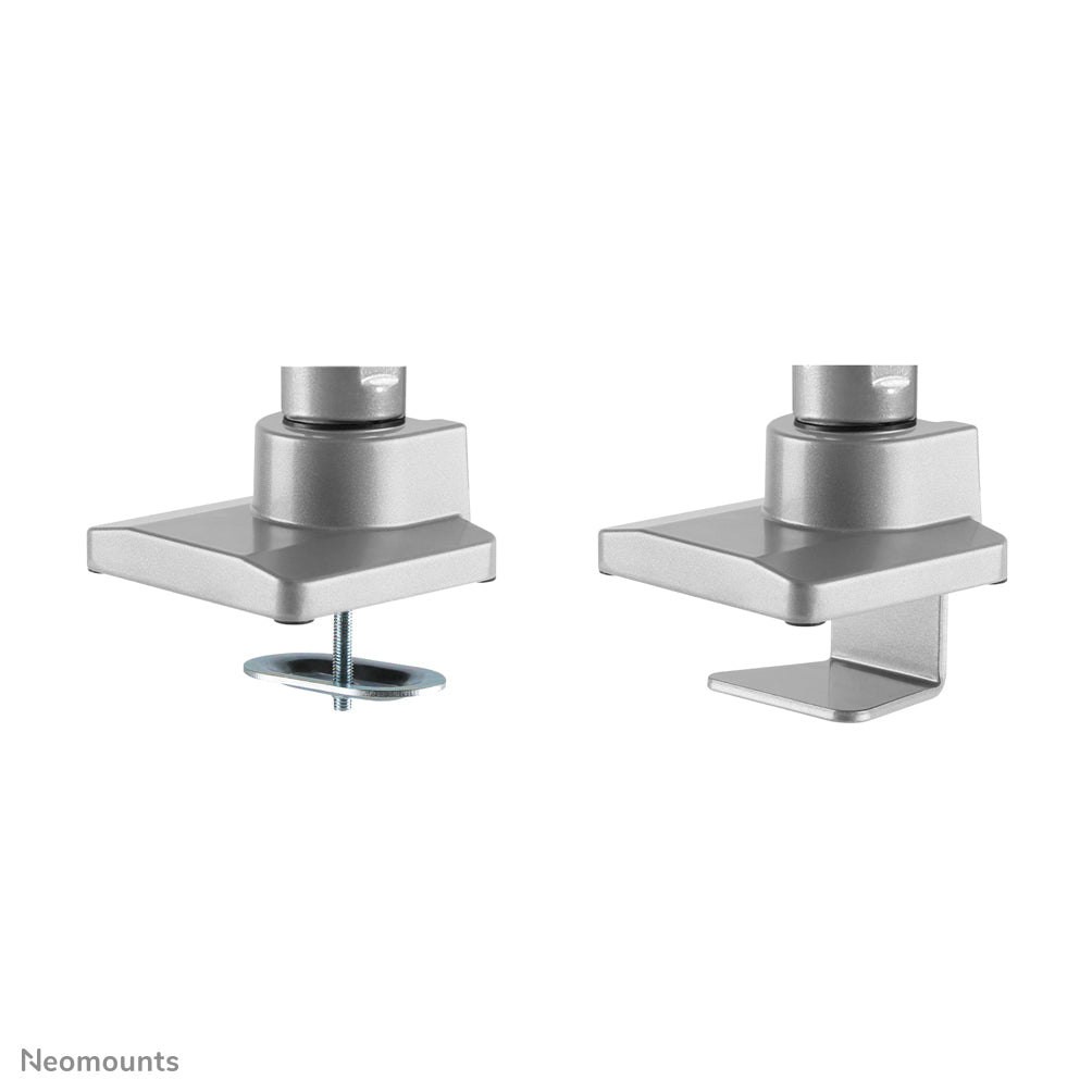 Neomounts NM-D775DXSILVER – Monitorarm Tischhalterung – Klemme/Durchführung – 2 Monitore – 10–32" – VESA 75×75