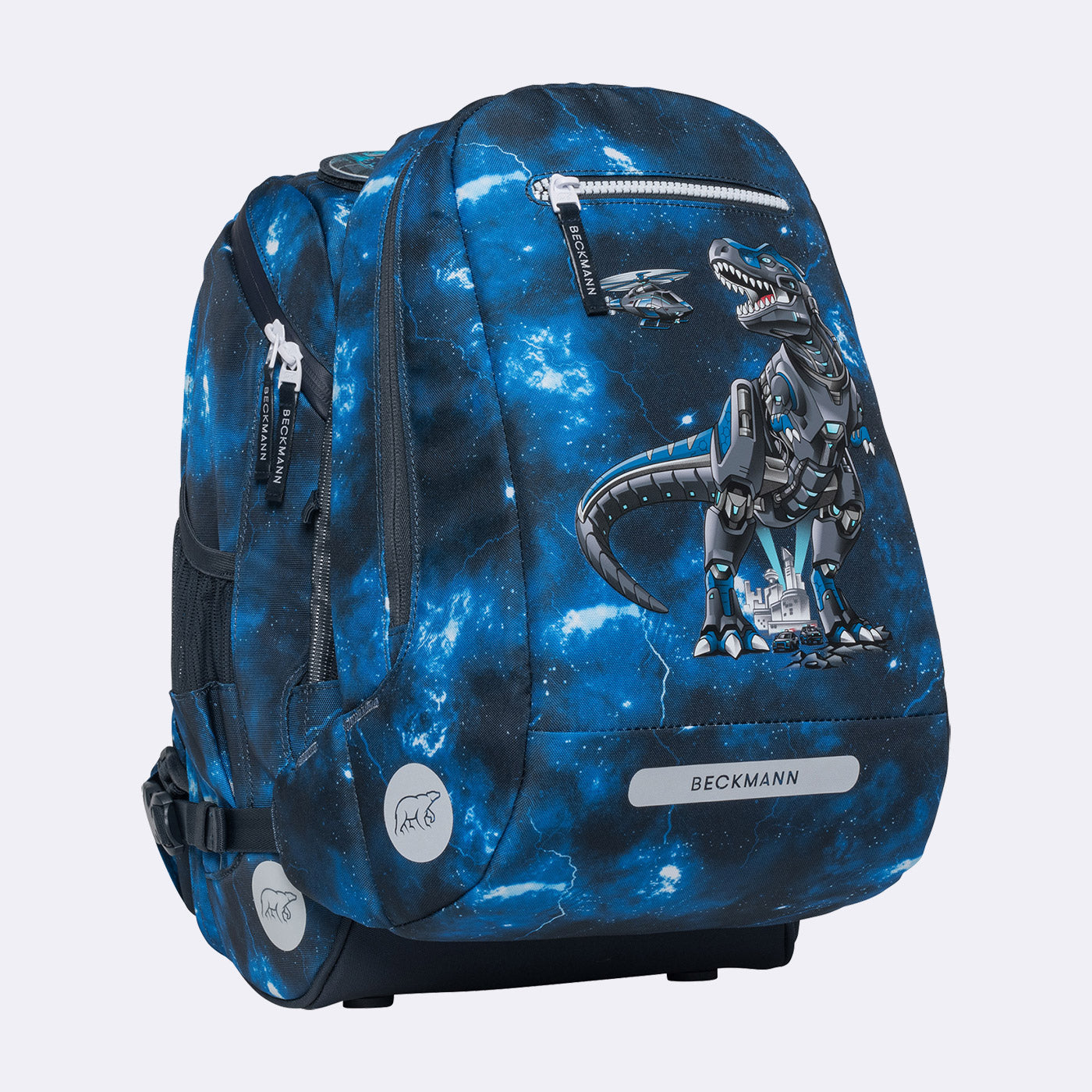 Beckmann Schulrucksack-Set – 6-teilig – Tech Rex